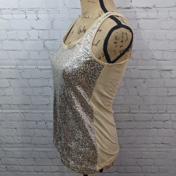 Express Sequins Tank Top XS - Picture 2 of 6